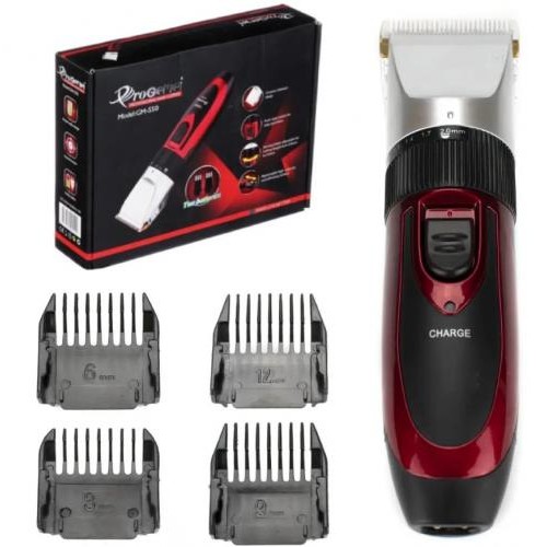 Машинка для стрижки волосся ProGemei GM-550 3 Вт Червоний (2390000055) Машинка для стрижки волосся ProGemei GM-550 3 Вт Червоний (2390000055)