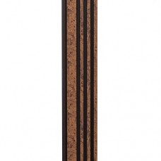 Декоративна стінова рейка Sticker Wall PS 2900x120x11 мм Чорно-коричневий (SW-00002140)