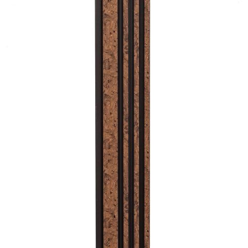 Декоративна стінова рейка Sticker Wall PS 2900x120x11 мм Чорно-коричневий (SW-00002140)