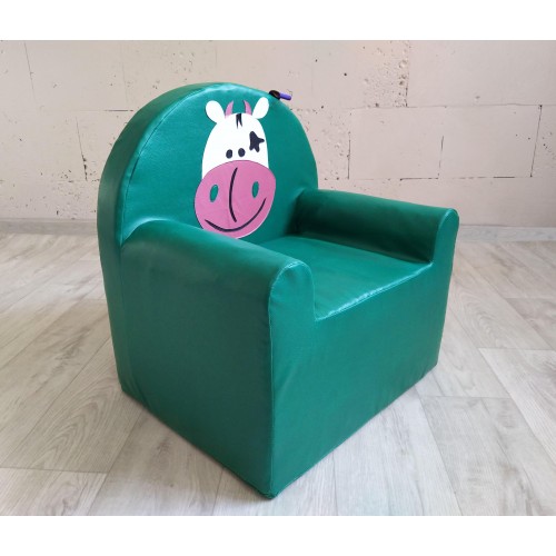 Крісло дитяче Tia-Sport Корівка 60х65х60 см зелений (sm-0480) в інтернет супермаркеті PbayMarket!