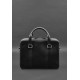Шкіряна сумка для ноутбука та документів чорна Crazy Horse BlankNote