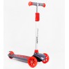 Самокат триколісне світло деки та коліс знімне кермо Best Scooter MAXI 60 кг Red and grey (114443)