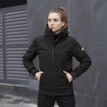 Куртка жіноча тактична Pobedov Motive 345681 M Чорний (00000005820)