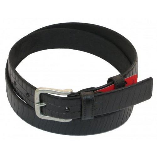 Шкіряний ремінь Skipper 110-130 x 3.5 см Чорний (1040-35) Шкіряний ремінь Skipper 110-130 x 3.5 см Чорний (1040-35)