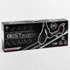 Двоколісний самокат Best Scooter складаний амортизатор стоп сигнал 100 кг Black and blue (105431)