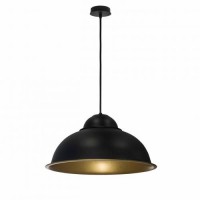 Світильник підвісний у стилі лофт MSK Electric Dome СП 3614 BK+GD Світильник підвісний у стилі лофт MSK Electric Dome СП 3614 BK+GD