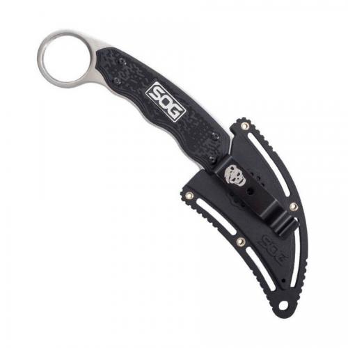 Ніж SOG Gambit Sheepsfoot Satin Чорний Ніж SOG Gambit Sheepsfoot Satin Чорний