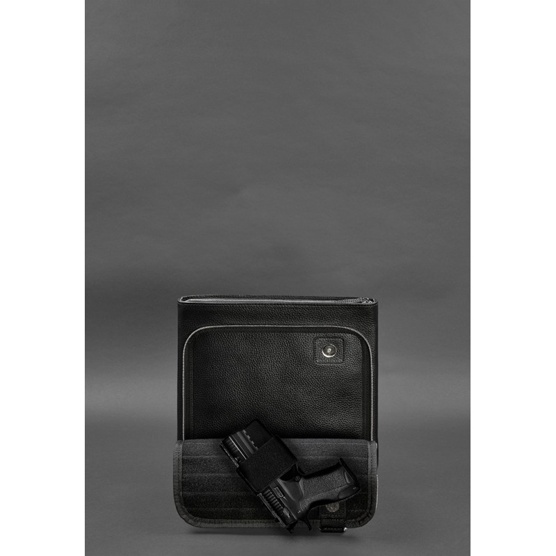 Сумка-планшет для прихованого носіння пістолета Чорна Флотар BlankNote