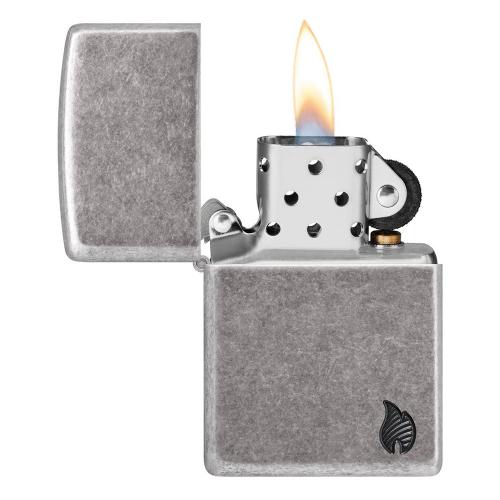 Запальничка бензинова Zippo Armor Series Flame Сірий (46399) Запальничка бензинова Zippo Armor Series Flame Сірий (46399)