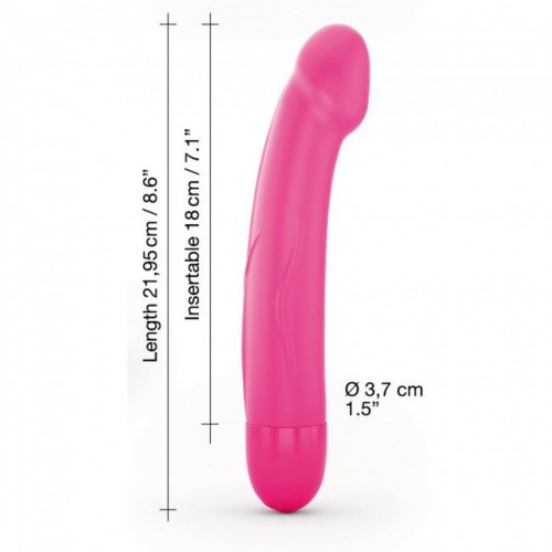 Вібратор Dorcel Real Vibration M Magenta 2.0, діаметр 3,7см, перезаряджається, для точки G, водостій в інтернет супермаркеті PbayMarket!