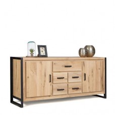 Комод Loft NS-253 880x1900x500 мм Чорний