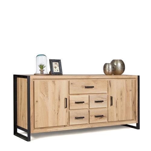 Комод у стилі Loft NS-253 880x1900x500 мм Черный в інтернет супермаркеті PbayMarket!