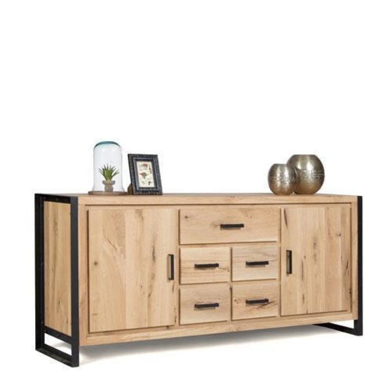 Комод Loft NS-253 880x1900x500 мм Чорний