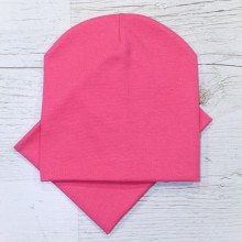 Дитяча шапка з хомутом КАНТА розмір 48-52 Рожевий (OC-387)