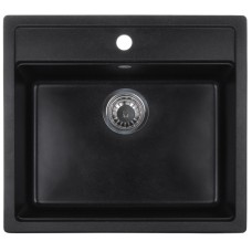 Мийка кухонна ZERIX ZS-5751S-03 Чорна (ZX4596)