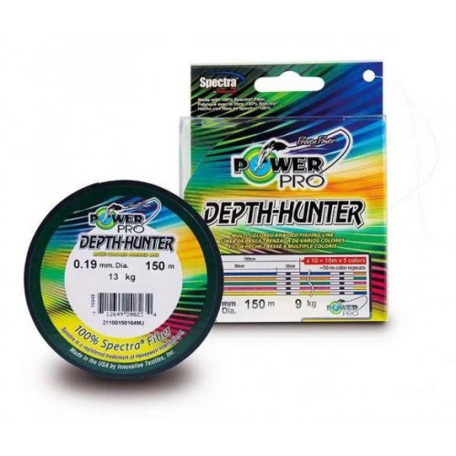 Шнур Power Pro Depth-Hunter Multi Color 150m 0.10mm 11lb/5.0kg (1013-2266.78.59) Шнур Power Pro Depth-Hunter Multi Color 150m 0.10mm 11lb/5.0kg (1013-2266.78.59)