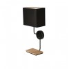 Бра Candellux Keto 21x48 см Чорно-бежевий (21-76854)