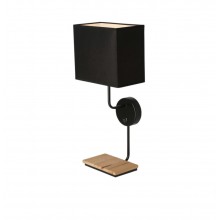 Бра Candellux Keto 21x48 см Чорно-бежевий (21-76854)