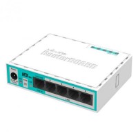 Маршрутизатор MikroTik RouterBOARD RB750r2 hEX lite (850MHz/64Mb, 5х100Мбіт, PoE in)