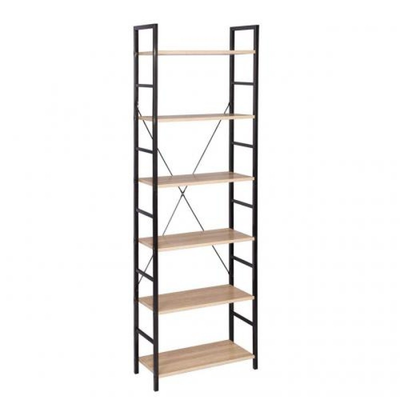 Стелаж для зберігання в стилі Loft NS-1742 1830x600x280 мм Черный