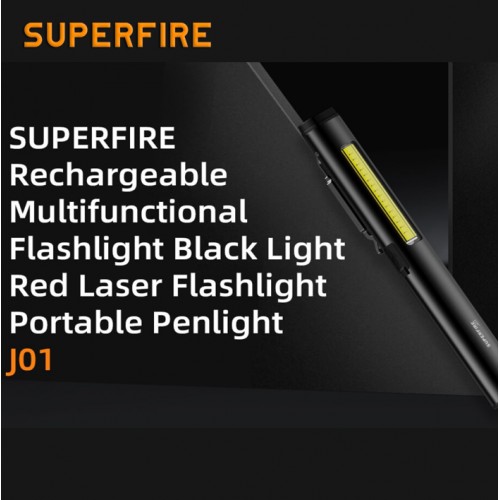 Ліхтар багатофункціональний кишеньковий J01 SuperFire 400 Lumen IP42