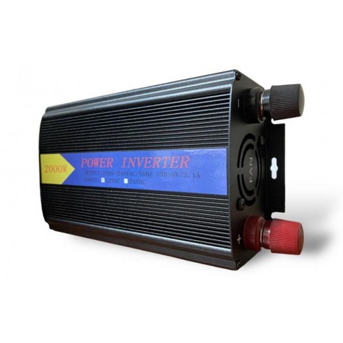 Перетворювач напруги інверторний OPT-TOP Power Inverter 12-220 V 2000W USB вихід (1756375733)