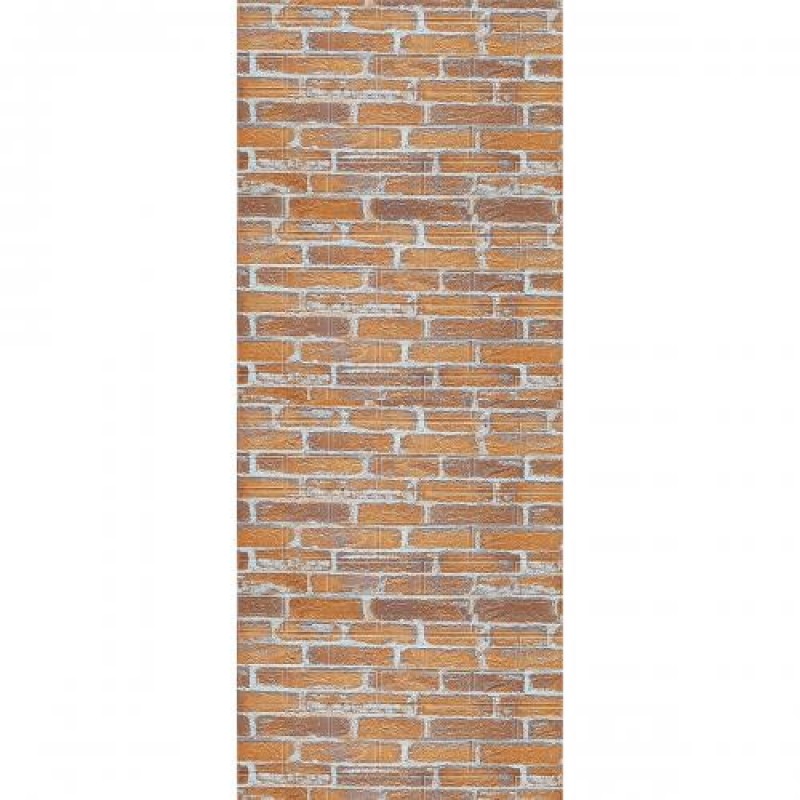 Самоклеюча декоративна 3D панель під руду катеринославську цеглу в рулоні 20 м 3D Loft 20000x700x3мм