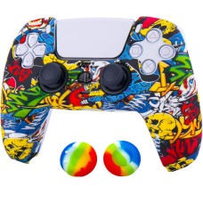 Захисний силіконовий чохол Urban Dreams на геймпад PS5 Dualsense для Sony PlayStation 5 + 2 стику (PIA009)