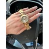 Жіночий годинник Skmei 1620 Gold Steel