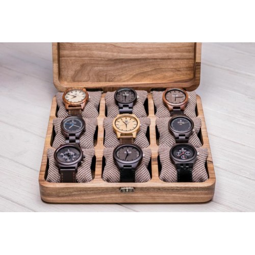 Органайзер для зберігання годинників ecoWalnut 7х26.5х26.5 см Органайзер для зберігання годинників ecoWalnut 7х26.5х26.5 см