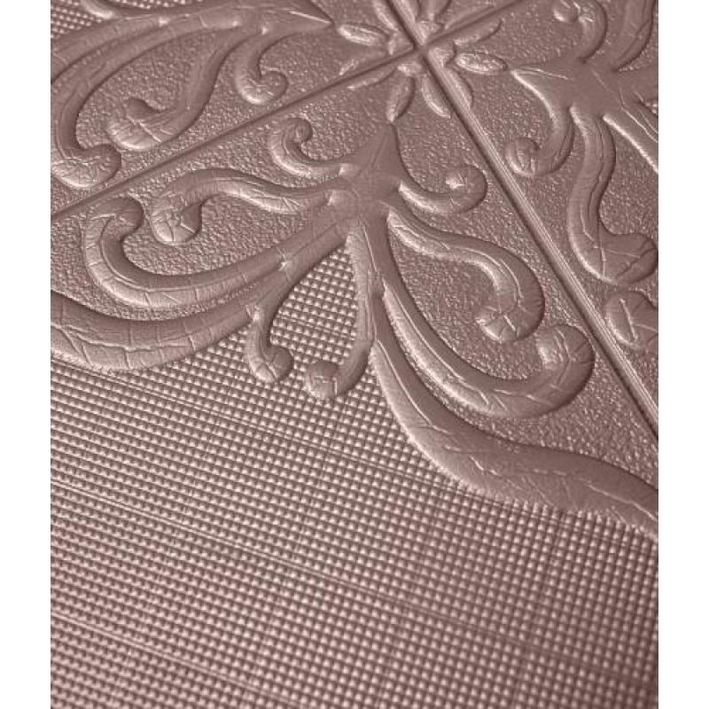 Самоклеюча 3D панель сніг рожеве золото 3D Loft 700x700x5мм (3466-5)