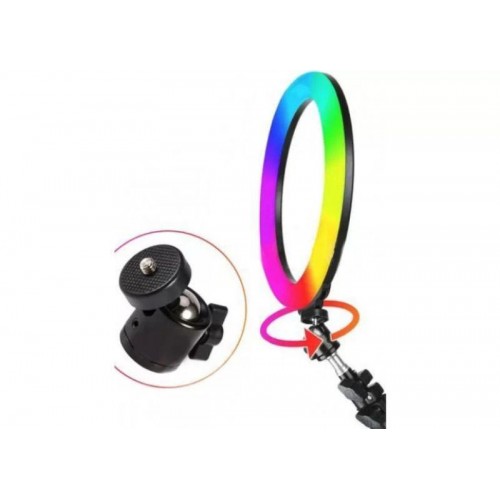Світлодіодне селфі-кільце з RGB підсвічуванням OPT-TOP Soft Ring Light MJ300 (1756374695)