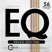 Струни для акустичної гітари 6 шт Cleartone 7813 EQ Hybrid Metal Acoustic Medium Strings 13/56 Струни для акустичної гітари 6 шт Cleartone 7813 EQ Hybrid Metal Acoustic Medium Strings 13/56