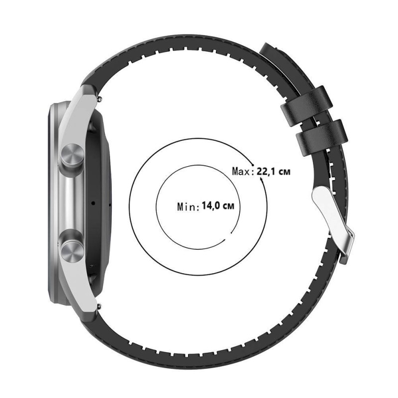 Ремінець шкіряний для часов універсальний BeWatch 20 мм Коричневий (101CL02)
