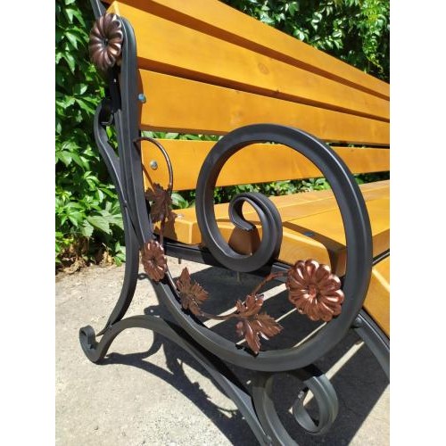 Лава паркова кована GoodsMetall у стилі ЛОФТ 2000х450х450 - ЛС89 Лава паркова кована GoodsMetall у стилі ЛОФТ 2000х450х450 - ЛС89