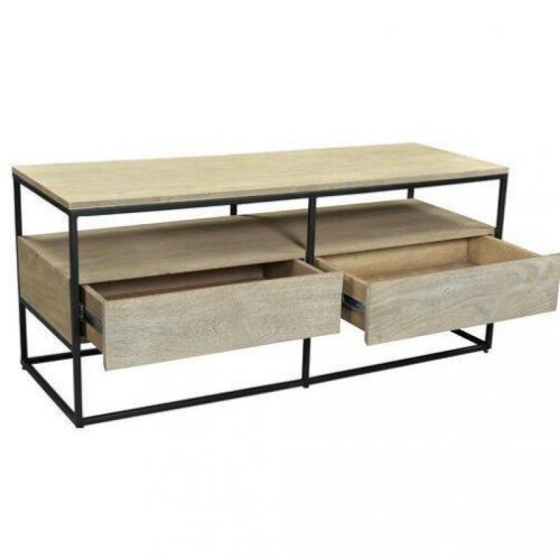 Тумба підставка для TV у стилі Loft NS-2116 530x1200x400 мм Черный