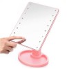 Дзеркало для макіяжу з підсвічуванням Smart Touch 16 LED Mirror Рожевий (258778)