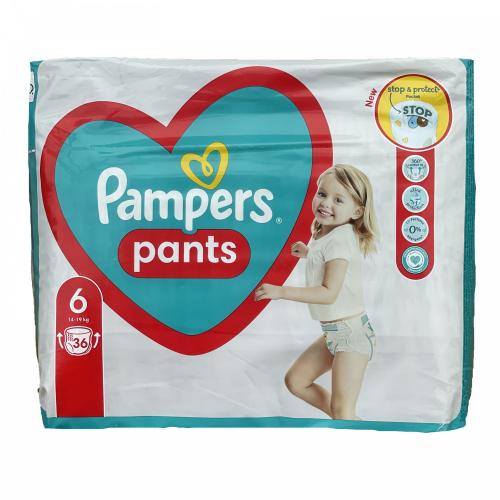 Підгузники-трусики Pampers Pants 6 (14-19 кг) 36 шт в інтернет супермаркеті PbayMarket!