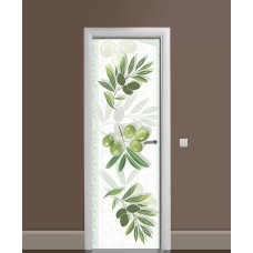 Наклейка на двері Zatarga «Грецьке привітання» 650х2000 мм вінілова 3Д наклейка декор самоклеюча