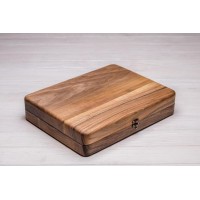 Дерев'яний органайзер на 12 секцій для наручних годинників ecoWalnut 7х35х26.5 см Дерев'яний органайзер на 12 секцій для наручних годинників ecoWalnut 7х35х26.5 см