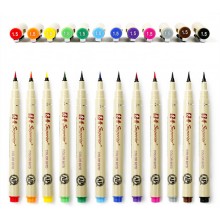 Набір ручок-пензликів Superior (BrushPen) 12 кольорів