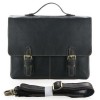 Портфель Vintage 14248 Чорний, Коричневий