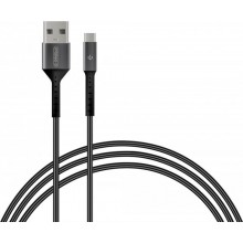 Кабель Intaleo CB0 USB-microUSB 1.2м Black/Grey (1283126495649)