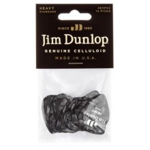 Медіатори Dunlop 483P02HV Celluloid Black Pearloid Heavy Player's Pack (12 шт.)