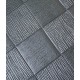 Самоклеюча декоративна 3D панель Loft-Expert плетіння графіт 700x700x5 мм