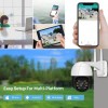 Камера зовнішнього спостереження UKC 360 IP-камера бездротова 1080P PTZ Wi-Fi 4K
