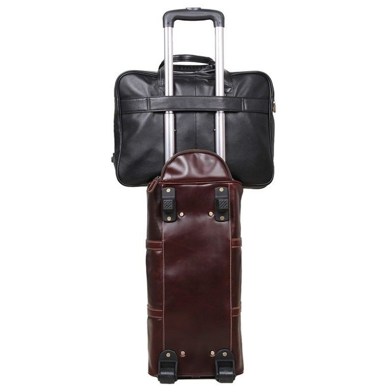 Сумка чоловіча Vintage 14398 для ноутбука 17 дюймів Чорна, Чорний