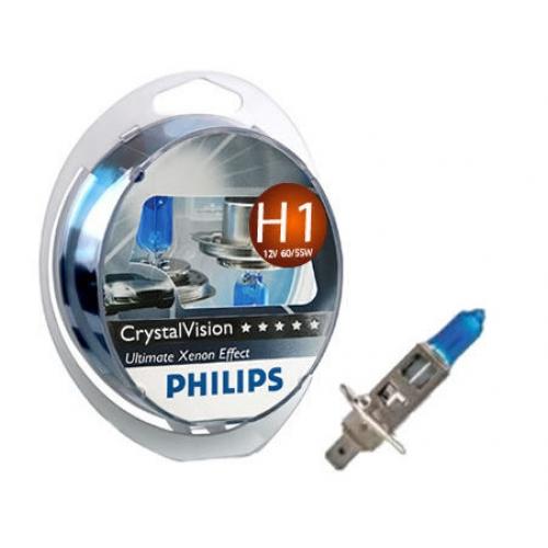 Автолампа PHILIPS 12258CVSM H1 55W 12V P14,5 Cristal Vision+W5Wx2 в інтернет супермаркеті PbayMarket!