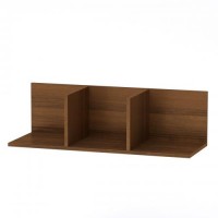 Полиця настінна Компаніт П-30 85х30х25 см Горіх екко Полиця настінна Компаніт П-30 85х30х25 см Горіх екко