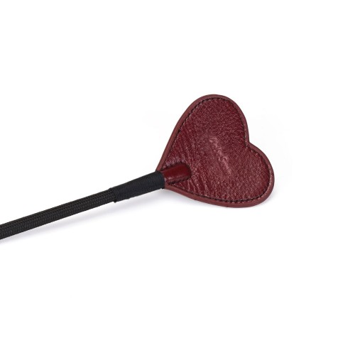 Ляскалка Liebe Seele Wine Red Riding Crop with Heart-Shape Tip в інтернет супермаркеті PbayMarket!